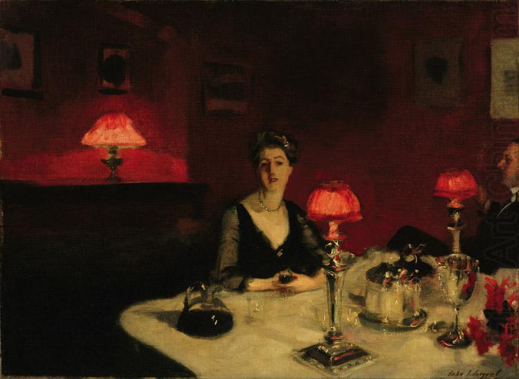 John Singer Sargent A Dinner Table at Night (The Glass of Claret) (mk18) china oil painting image